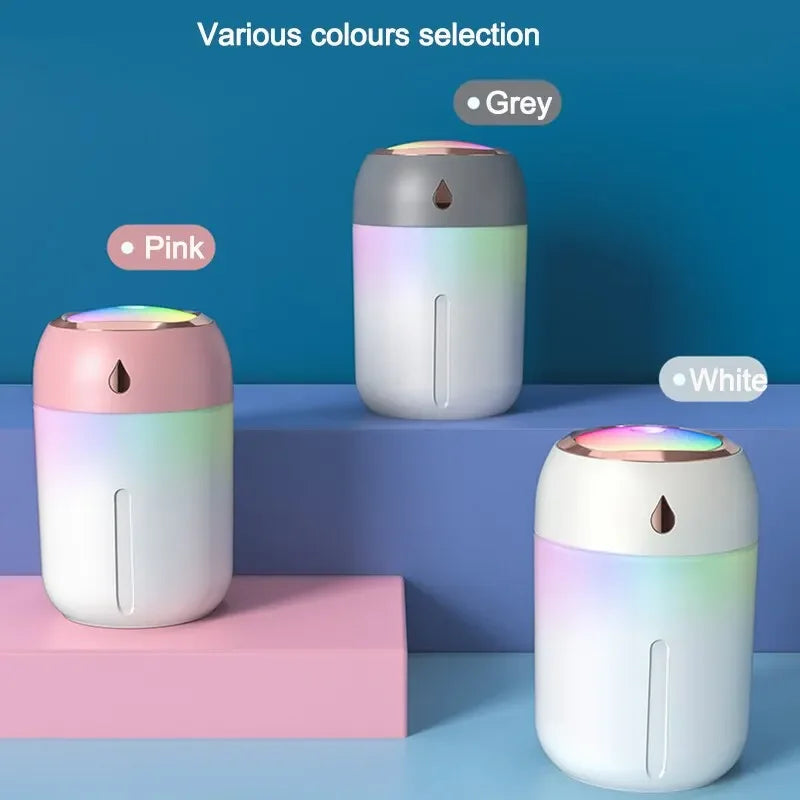 Portable humidifier for desk and car