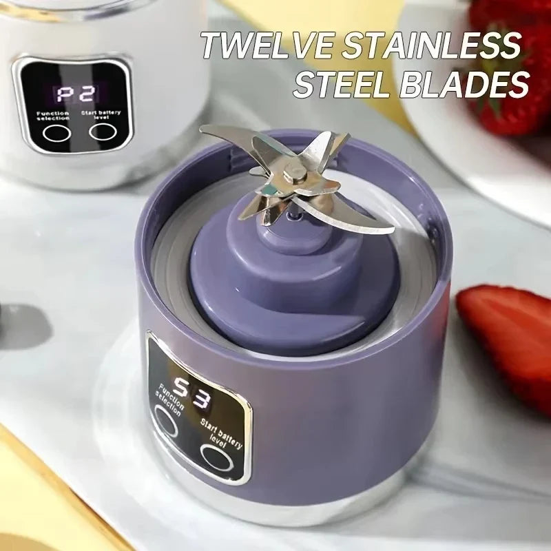 450ml portable USB rechargeable fruit juicer