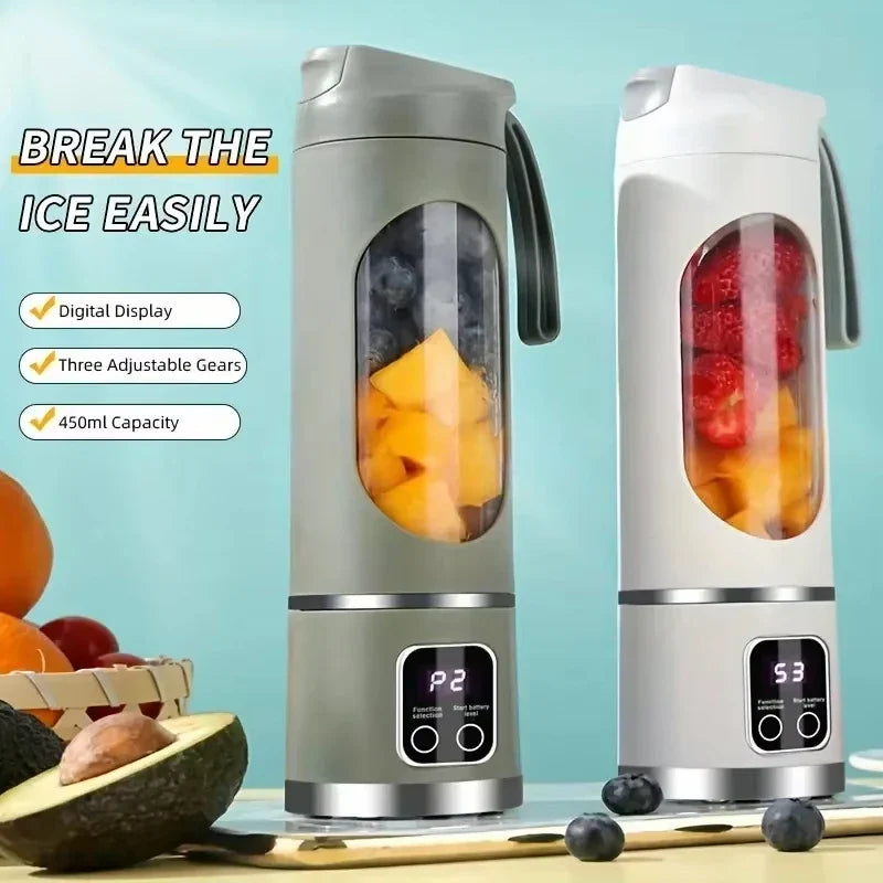 450ml portable USB rechargeable fruit juicer