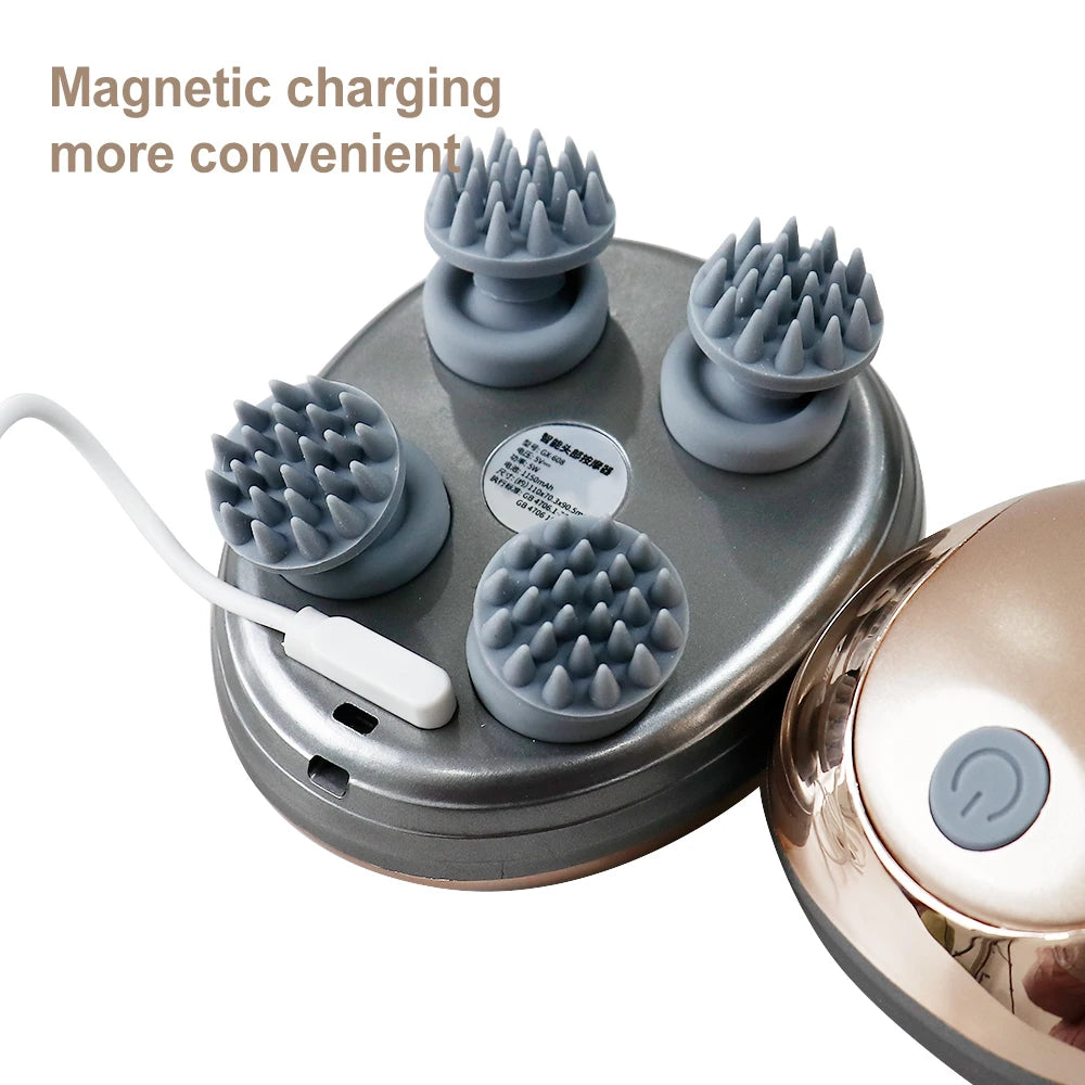 Rechargeable 3-Mode Scalp Massager Deep-Kneading Massage Brush product image 3