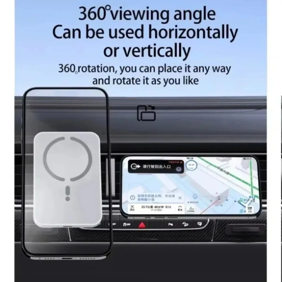 15W MagSafe Car Charger &amp; Magnetic Phone Mount product image 5
