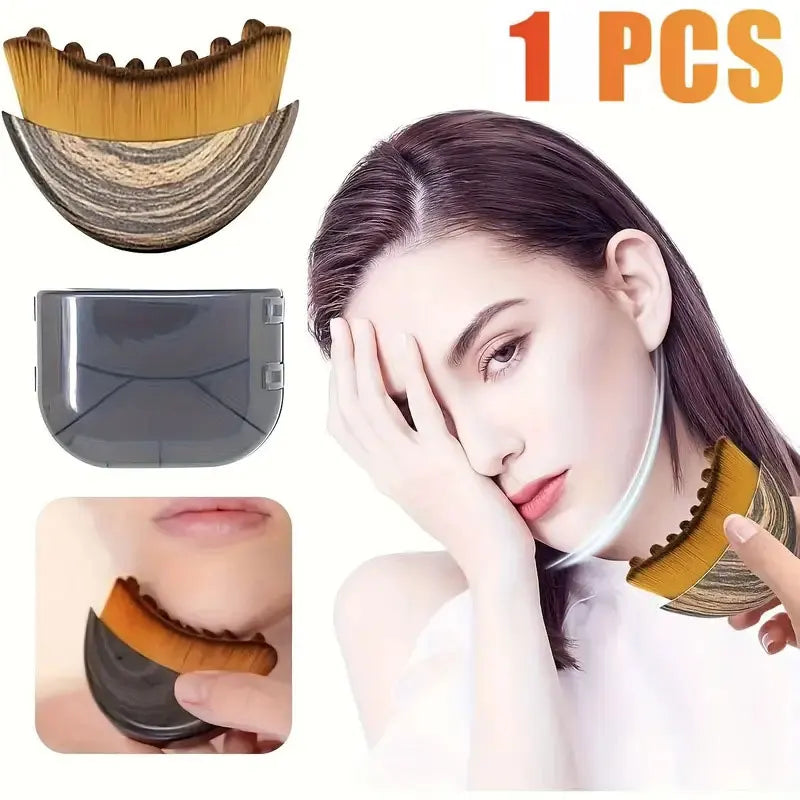 Lymphatic Face Massage Brush Jawline &amp; Facial Sculpting Tool product image 1