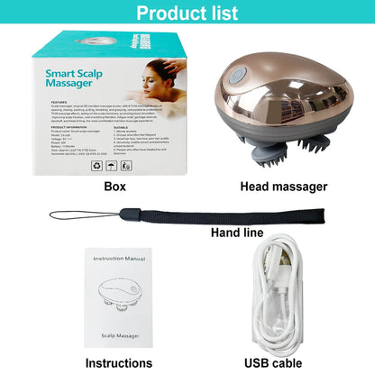Rechargeable 3-Mode Scalp Massager Deep-Kneading Massage Brush product image 7
