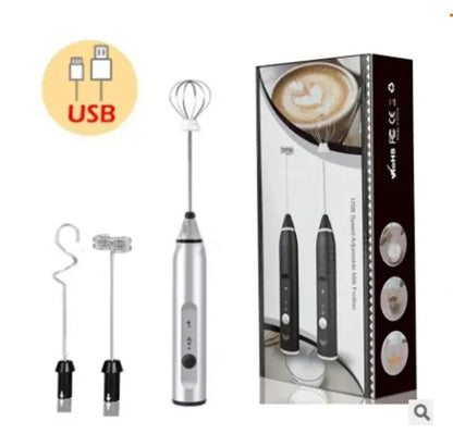 USB Rechargeable Handheld Milk Frother 3-Speed Whisk product image 8