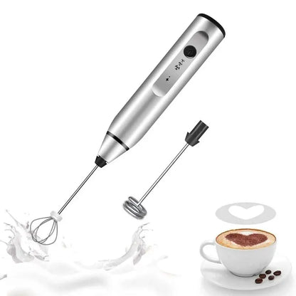 USB Rechargeable Handheld Milk Frother 3-Speed Whisk product image 6