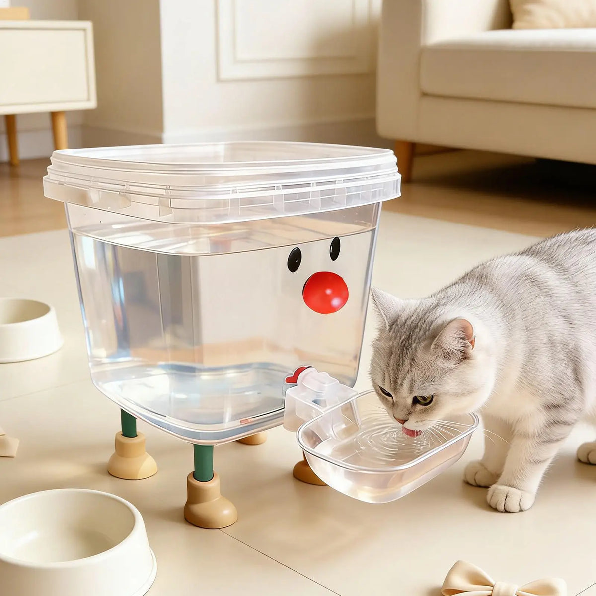 3L/5L Automatic Pet Water Dispenser Cat &amp; Dog Gravity Bowl product image 1